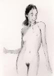 Drawing of a woman
