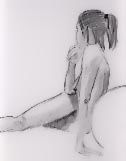 Drawing of a woman