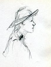 Sketch of a woman