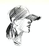 Sketch of a woman