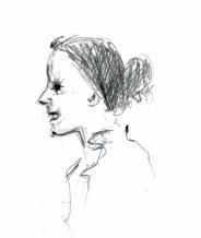 Sketch of a woman